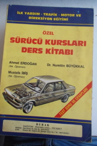 Özel Sürücü Kursları Ders Kitabı Ahmet Erdoğan