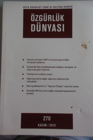 Özgürlük Dünyası 2015 / 270