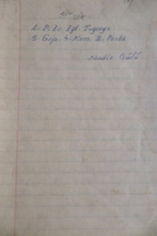 Öztürk Lise Defteri ( Askerlik Bilgileri ) Öztürk Lise Defteri ( Askerlik Bilgileri )