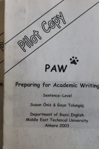 PAW Preparing For Academic Writing (2 Kitap)