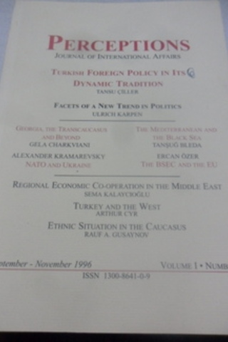 Perceptions, Journal of International Affairs 1996 / 3