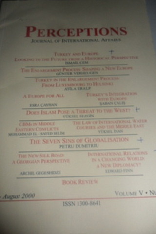Perceptions, Journal of International Affairs 2000 / 2