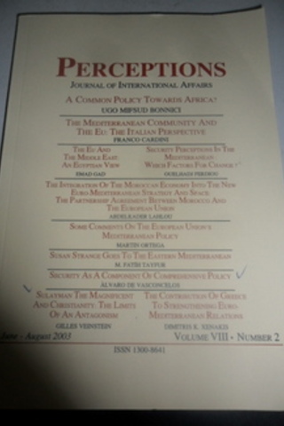 Perceptions, Journal of International Affairs 2003 / 2