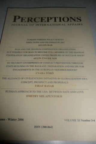Perceptions, Journal of International Affairs 2006 / 3-4