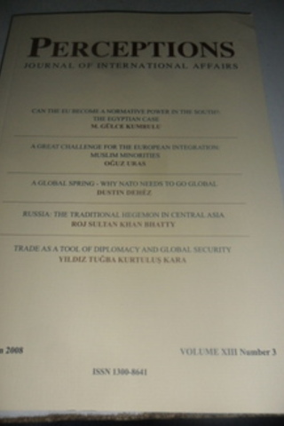 Perceptions, Journal of International Affairs 2008 / 3