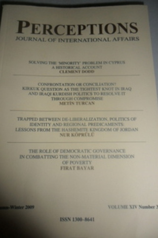 Perceptions, Journal of International Affairs 2009 / 1-2