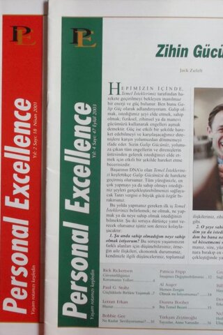 Perconal Excellence Sayılar 2001/18, 24 2003/47