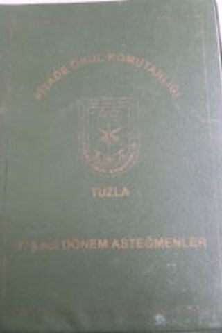 Piyade Okul Komutanlığı 275 nci Dönem AsteğmenlerBlok Not Defteri