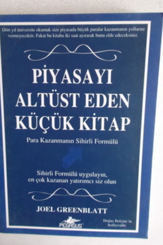 Piyasayı Altüst Eden Küçük Kitap Joel Greenblatt