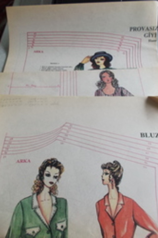 Posta Gazetesi Giyim Kalıpları / 3 Adet