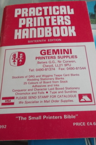 Practical Printers Handbook