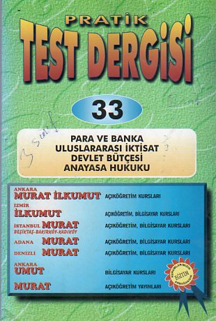 Pratik Test Dergisi 33
