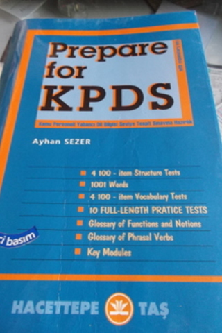 Prepare For KPDS Ayhan Sezer