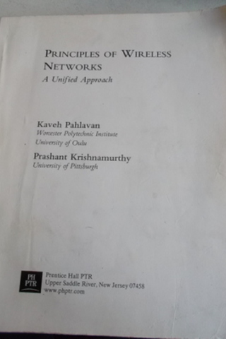 Principles Of Wireless Networks Kaveh Pahlavan