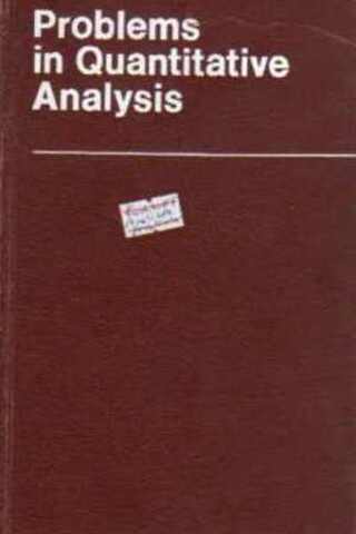 Problems in Quantita Analysis