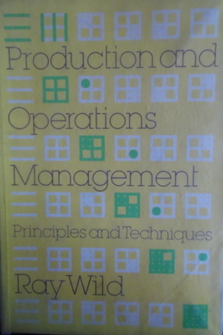 Production And Operations Management Principles and Techniques
