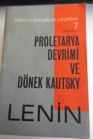 Proletarya Devrimi ve Dönek Kautsky Vladimir İlyiç Lenin
