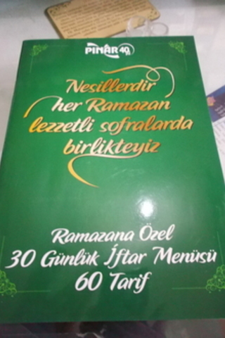 Ramazana Özel 30 Günlük İftar Menüsü 60 Tarif