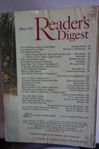 Reader's Digest August 1975