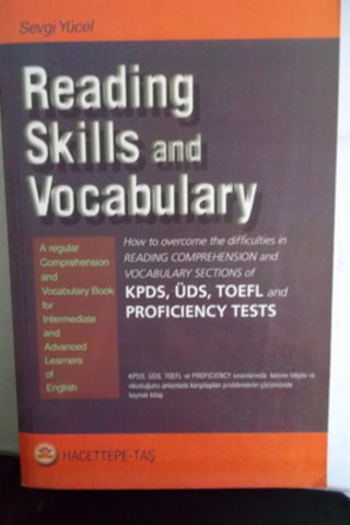 Reading Skills and Vocabulary Sevgi Yücel