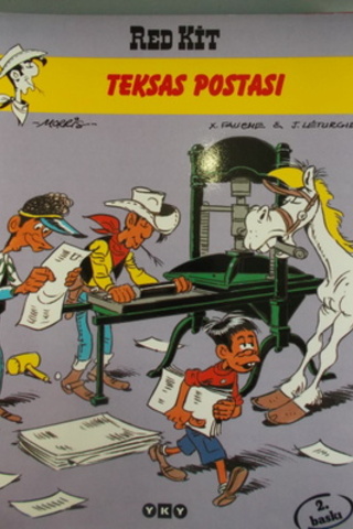 Red Kit Teksas Postası Morris Goscinny