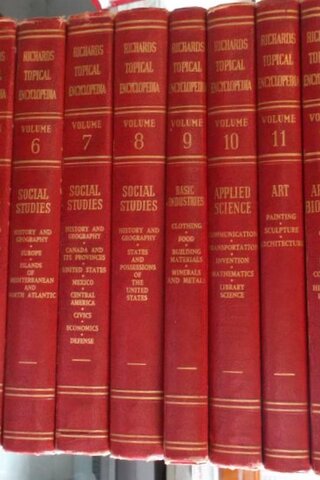 Richards Topical Encyclopedia 15 Cilt Takım Ernest Hunter Wright