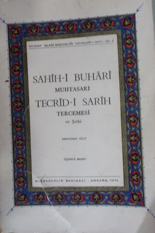 Sahih-i Buhari Muhtasarı Tecrid-i Sarih Tercemesi ve Şerhi 8.Cilt
