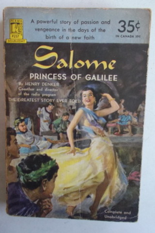 Salome Princess Of Galilee Henry Denker