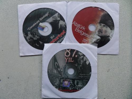 Atatürk & Cumhuriyet Belgeselleri / 3 Adet VCD