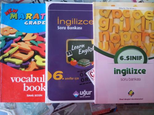 6. Sınıf İngilizce Kitap / 3 Adet