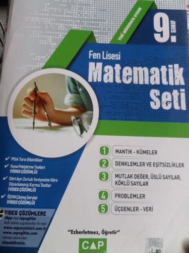 9. Sınıf Fen Lisesi Matematik Seti / 5 Fasikül