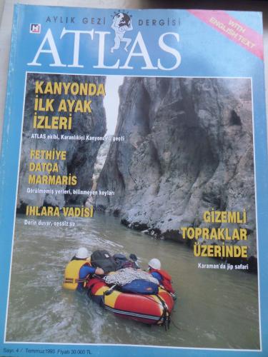Atlas Dergisi 1993 / 4 - Kanyonda ilk ayak izleri