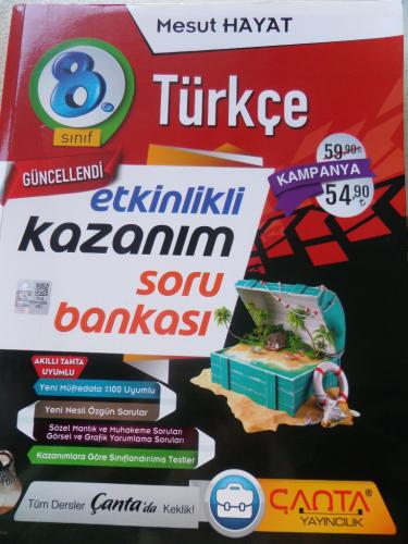 8. Sınıf Türkçe Etkinlikli Kazanım Soru Bankası Mesut Hayat