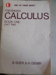 Freshman Calculus Book One Park Two B. Süer