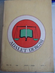 Adalet Dergisi 1984 / 5