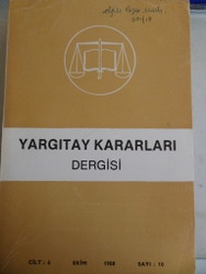 Yargıtay Kararları Dergisi 1980 / 10