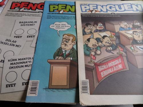 Haftalık Penguen Dergisi 2016 / Sayı: 42-43-48 / 3 Adet