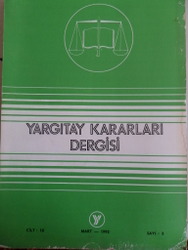 Yargıtay Kararları Dergisi 1992 / 3