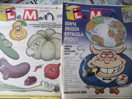 Leman Mizah Dergisi 2006 / 09 - 2007 / 03 (2 Adet)