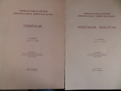 Topkapı Sarayı Müzesi Osmanlı Saray Arşivi Kataloğu I. ve II. Fasikül