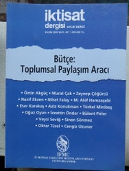 İktisat Dergisi Sayı: 407 / Bütçe: Toplumsal Paylaşım Aracı