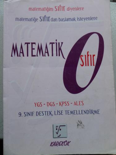 Matematik Sıfır YGS - DGS - KPSS - ALES