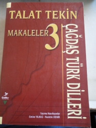 Çağdaş Türk Dilleri Makaleler 3 Talat Tekin