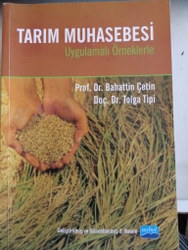 Tarım Muhasebesi Uygulamalı Örneklerle Bahattin Çetin