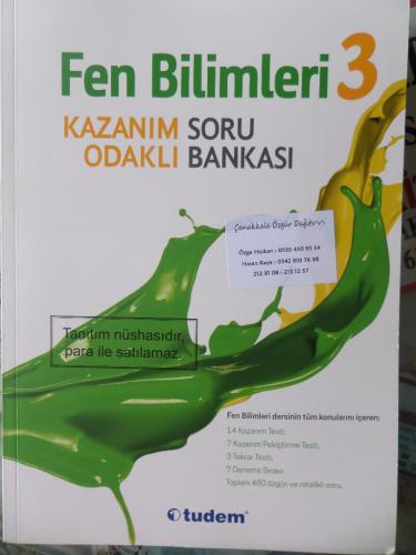 Fen Bilimleri - Hayat Bilgisi Kazanım Odaklı Soru Bankası 3