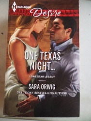 One Texas Night Sara Orwig