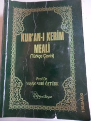 Kur'an-ı Kerim Meali Yaşar Nuri Öztürk