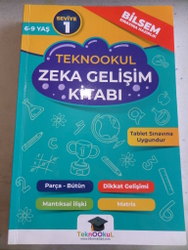 Teknookul Zeka Gelişim Kitabı 6-9 Yaş Seviye 1