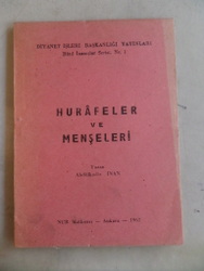 Hurafeler ve Menşeleri Abdülkadir İnan