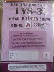 LYS 3 Sosyal Bilimler Sınavı Genel A Coğrafya 1 Testi